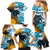 Personalised Argentina Family Matching Mermaid Dress and Hawaiian Shirt Los Pumas and Sol de Mayo Ceibo Flowers LT9 - Wonder Print Shop
