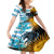 Personalised Argentina Family Matching Off Shoulder Long Sleeve Dress and Hawaiian Shirt Los Pumas and Sol de Mayo Ceibo Flowers - Wonder Print Shop