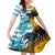 Personalised Argentina Family Matching Off Shoulder Maxi Dress and Hawaiian Shirt Los Pumas and Sol de Mayo Ceibo Flowers LT9 - Wonder Print Shop