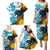 Personalised Argentina Family Matching Puletasi Dress and Hawaiian Shirt Los Pumas and Sol de Mayo Ceibo Flowers - Wonder Print Shop