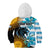 Personalised Argentina Kid Hoodie Los Pumas and Sol de Mayo Ceibo Flowers - Wonder Print Shop