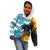 Personalised Argentina Kid Hoodie Los Pumas and Sol de Mayo Ceibo Flowers - Wonder Print Shop