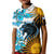 Personalised Argentina Kid Polo Shirt Los Pumas and Sol de Mayo Ceibo Flowers - Wonder Print Shop