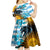 Personalised Argentina Kid Short Sleeve Dress Los Pumas and Sol de Mayo Ceibo Flowers - Wonder Print Shop