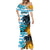 Personalised Argentina Mermaid Dress Los Pumas and Sol de Mayo Ceibo Flowers - Wonder Print Shop