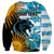 Personalised Argentina Sweatshirt Los Pumas and Sol de Mayo Ceibo Flowers - Wonder Print Shop