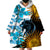 Personalised Argentina Wearable Blanket Hoodie Los Pumas and Sol de Mayo Ceibo Flowers - Wonder Print Shop