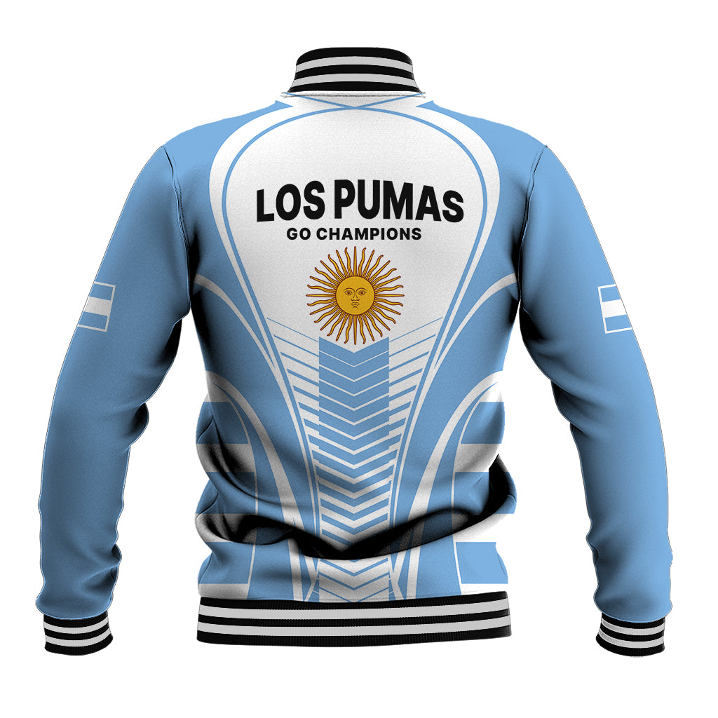 Argentina Rugby Baseball Jacket World Cup 2023 Los Pumas Go Champion LT9 - Wonder Print Shop
