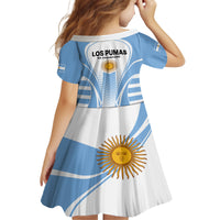 Argentina Rugby Family Matching Off Shoulder Short Dress and Hawaiian Shirt World Cup 2023 Los Pumas Go Champion LT9 - Wonder Print Shop