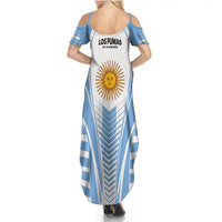 Argentina Rugby Summer Maxi Dress World Cup 2023 Los Pumas Go Champion - Wonder Print Shop