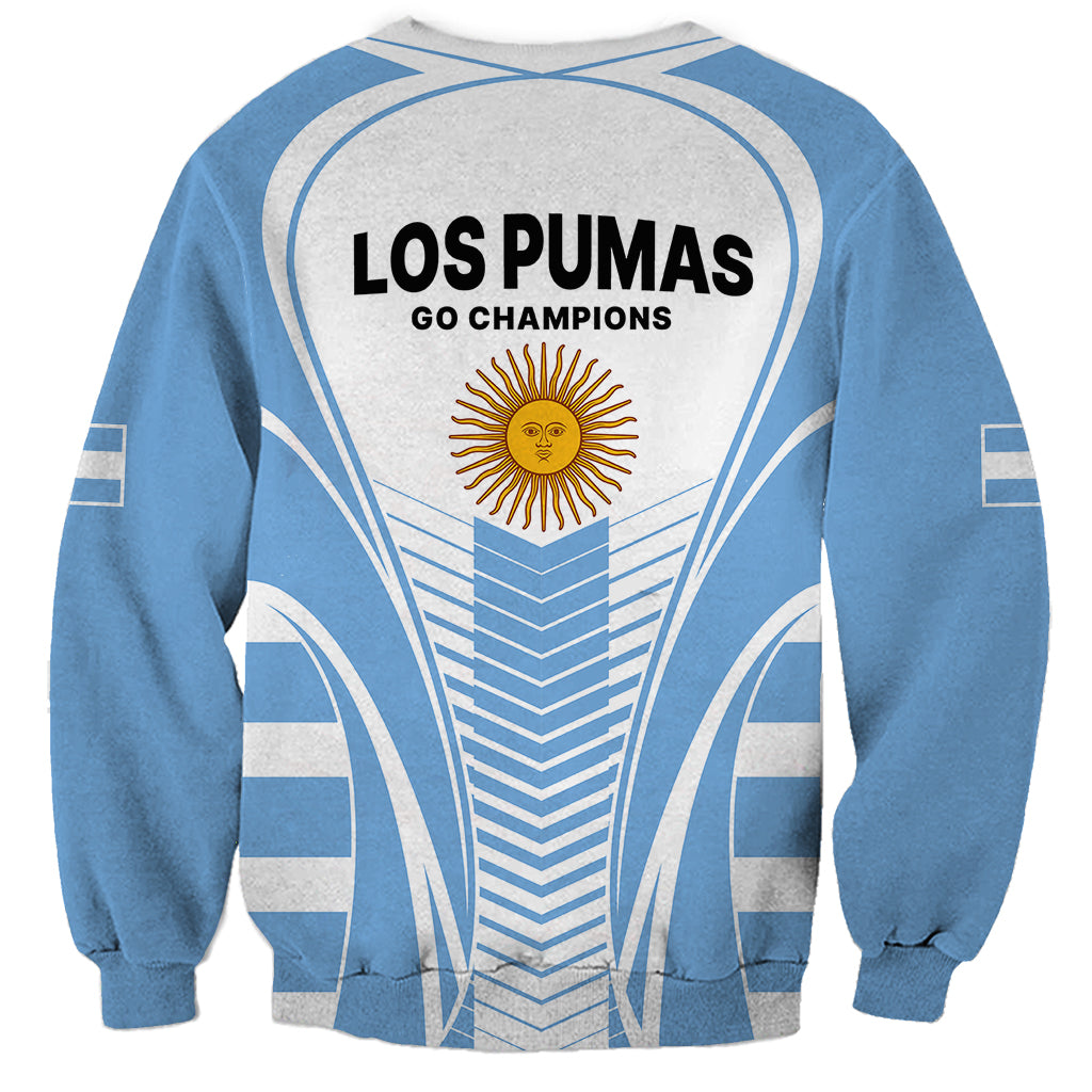 Argentina Rugby Sweatshirt World Cup 2023 Los Pumas Go Champion - Wonder Print Shop