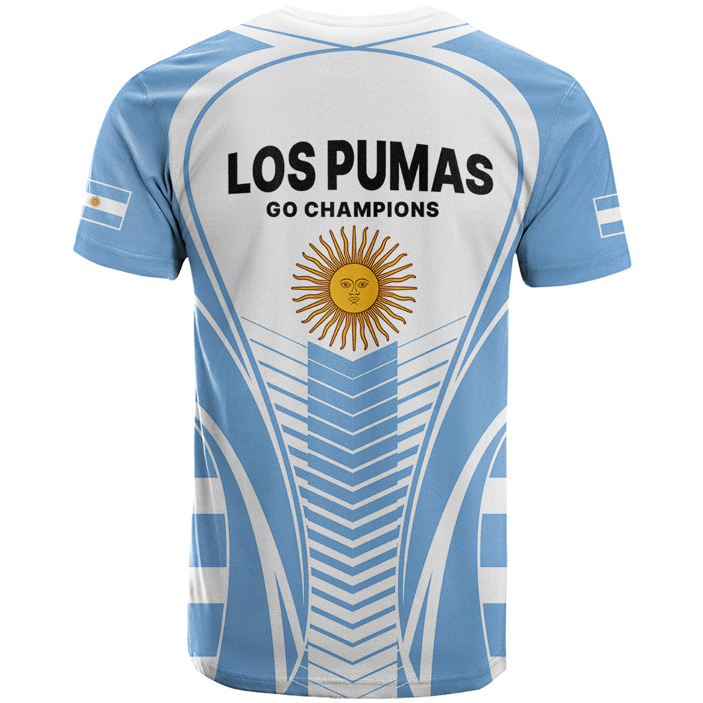 Argentina Rugby T Shirt World Cup 2023 Los Pumas Go Champion - Wonder Print Shop