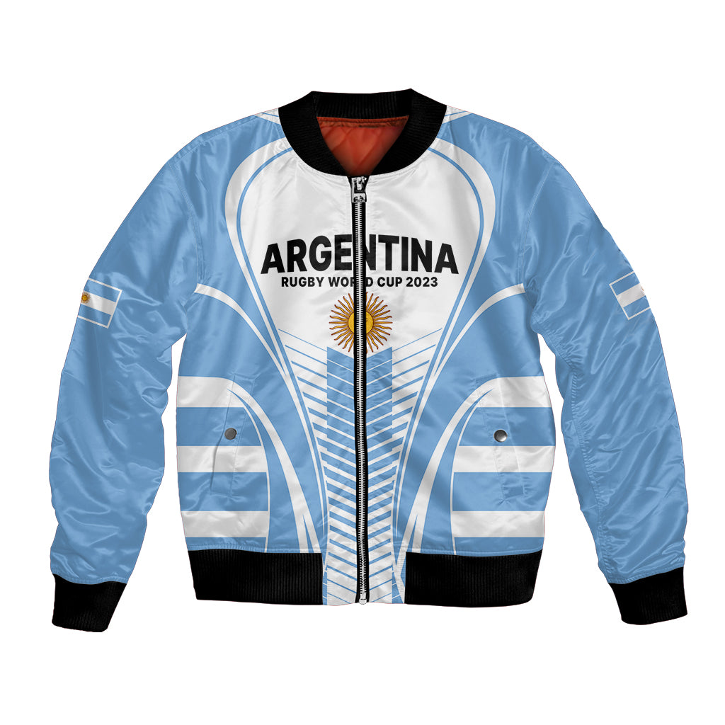 Custom Argentina Rugby Bomber Jacket World Cup 2023 Los Pumas Go Champion LT9 - Wonder Print Shop
