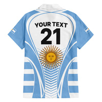 Custom Argentina Rugby Family Matching Puletasi Dress and Hawaiian Shirt World Cup 2023 Los Pumas Go Champion - Wonder Print Shop