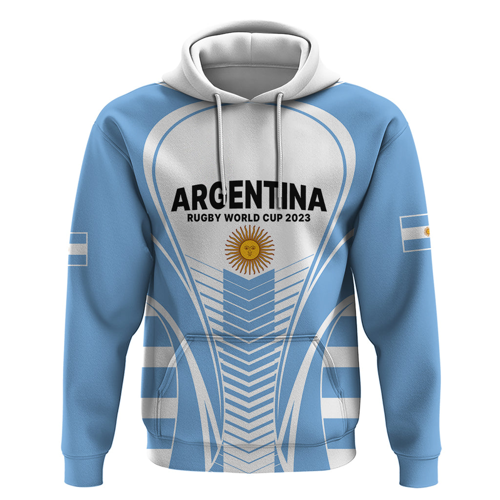 Custom Argentina Rugby Hoodie World Cup 2023 Los Pumas Go Champion - Wonder Print Shop