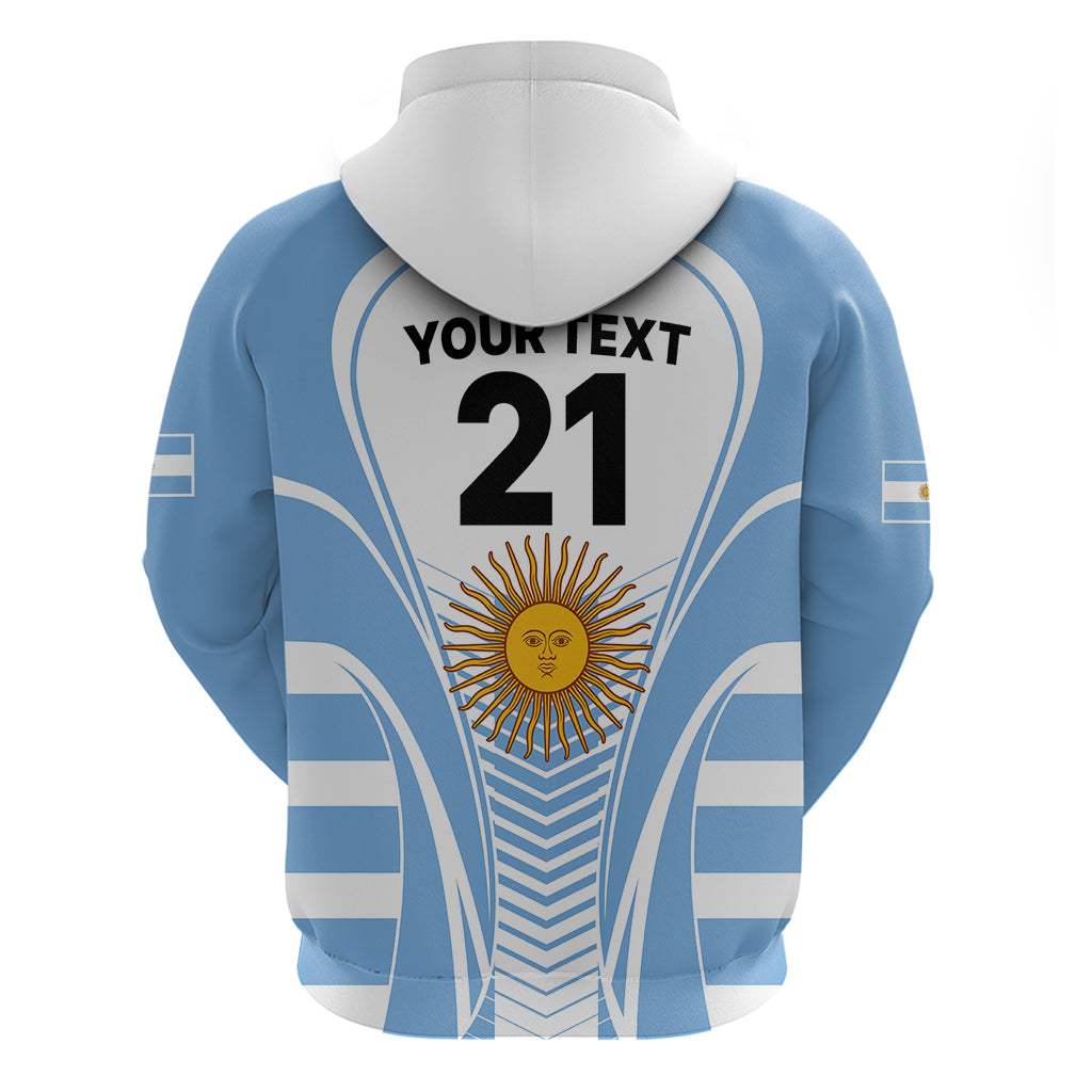 Custom Argentina Rugby Hoodie World Cup 2023 Los Pumas Go Champion - Wonder Print Shop