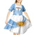 Custom Argentina Rugby Kid Short Sleeve Dress World Cup 2023 Los Pumas Go Champion - Wonder Print Shop