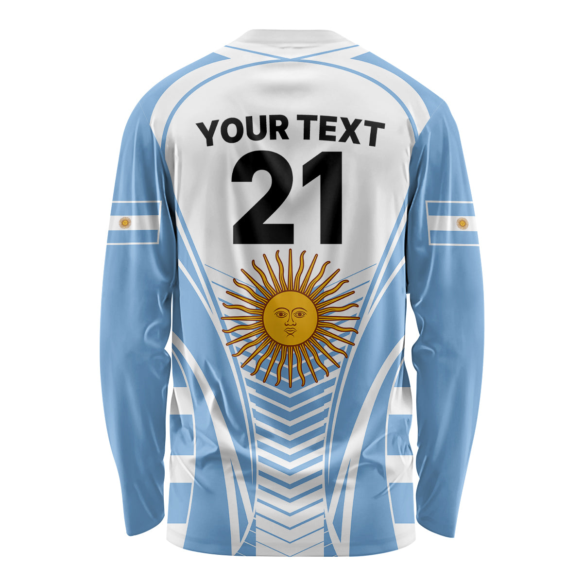 Custom Argentina Rugby Long Sleeve Shirt World Cup 2023 Los Pumas Go Champion - Wonder Print Shop