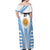 Custom Argentina Rugby Off Shoulder Maxi Dress World Cup 2023 Los Pumas Go Champion - Wonder Print Shop