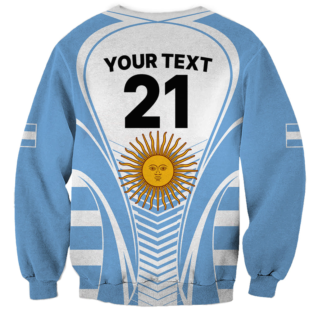 Custom Argentina Rugby Sweatshirt World Cup 2023 Los Pumas Go Champion - Wonder Print Shop