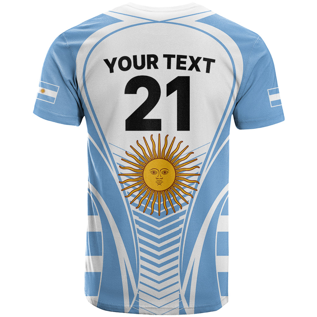 Custom Argentina Rugby T Shirt World Cup 2023 Los Pumas Go Champion - Wonder Print Shop