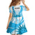 Uruguay Rugby Family Matching Off Shoulder Long Sleeve Dress and Hawaiian Shirt World Cup 2023 Go Los Teros - Wonder Print Shop