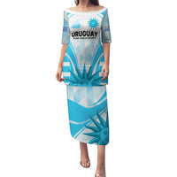 Uruguay Rugby Family Matching Puletasi Dress and Hawaiian Shirt World Cup 2023 Go Los Teros - Wonder Print Shop