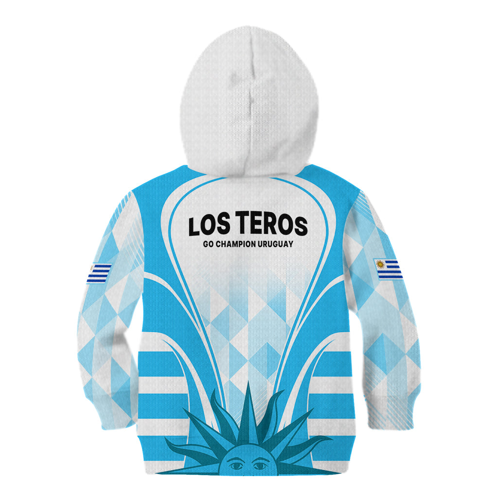 Uruguay Rugby Kid Hoodie World Cup 2023 Go Los Teros - Wonder Print Shop