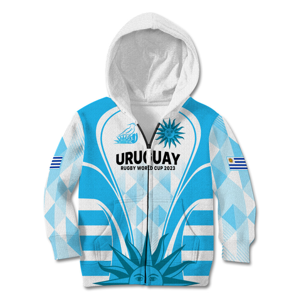 Uruguay Rugby Kid Hoodie World Cup 2023 Go Los Teros - Wonder Print Shop
