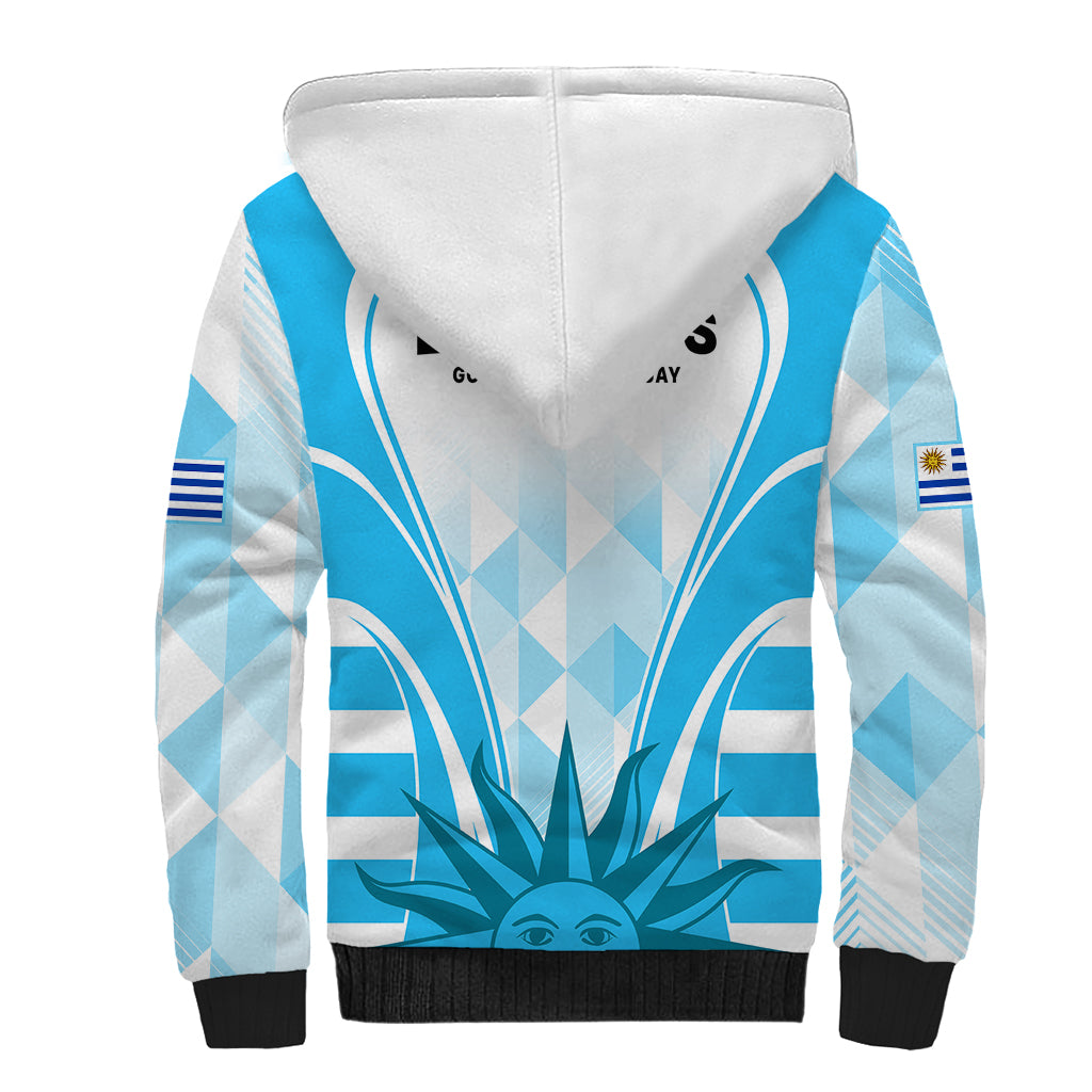Uruguay Rugby Sherpa Hoodie World Cup 2023 Go Los Teros - Wonder Print Shop