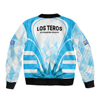 Uruguay Rugby Sleeve Zip Bomber Jacket World Cup 2023 Go Los Teros - Wonder Print Shop