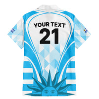 Custom Uruguay Rugby Family Matching Mermaid Dress and Hawaiian Shirt World Cup 2023 Go Los Teros LT9 - Wonder Print Shop