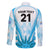 Custom Uruguay Rugby Family Matching Mermaid Dress and Hawaiian Shirt World Cup 2023 Go Los Teros LT9 - Wonder Print Shop