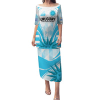 Custom Uruguay Rugby Family Matching Puletasi Dress and Hawaiian Shirt World Cup 2023 Go Los Teros - Wonder Print Shop