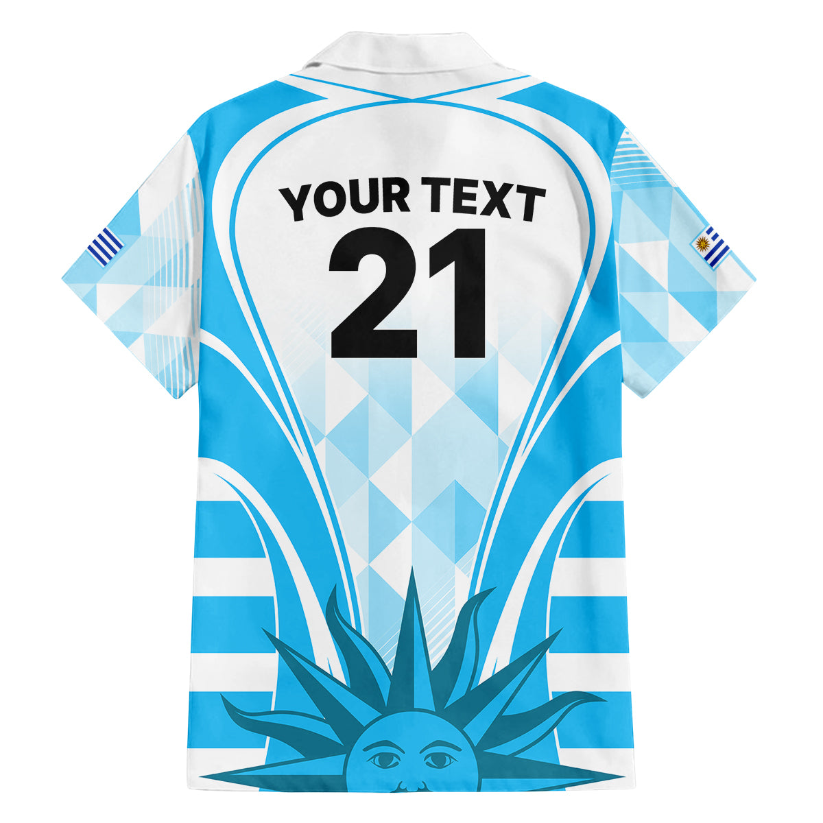 Custom Uruguay Rugby Family Matching Tank Maxi Dress and Hawaiian Shirt World Cup 2023 Go Los Teros - Wonder Print Shop