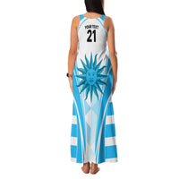 Custom Uruguay Rugby Family Matching Tank Maxi Dress and Hawaiian Shirt World Cup 2023 Go Los Teros - Wonder Print Shop