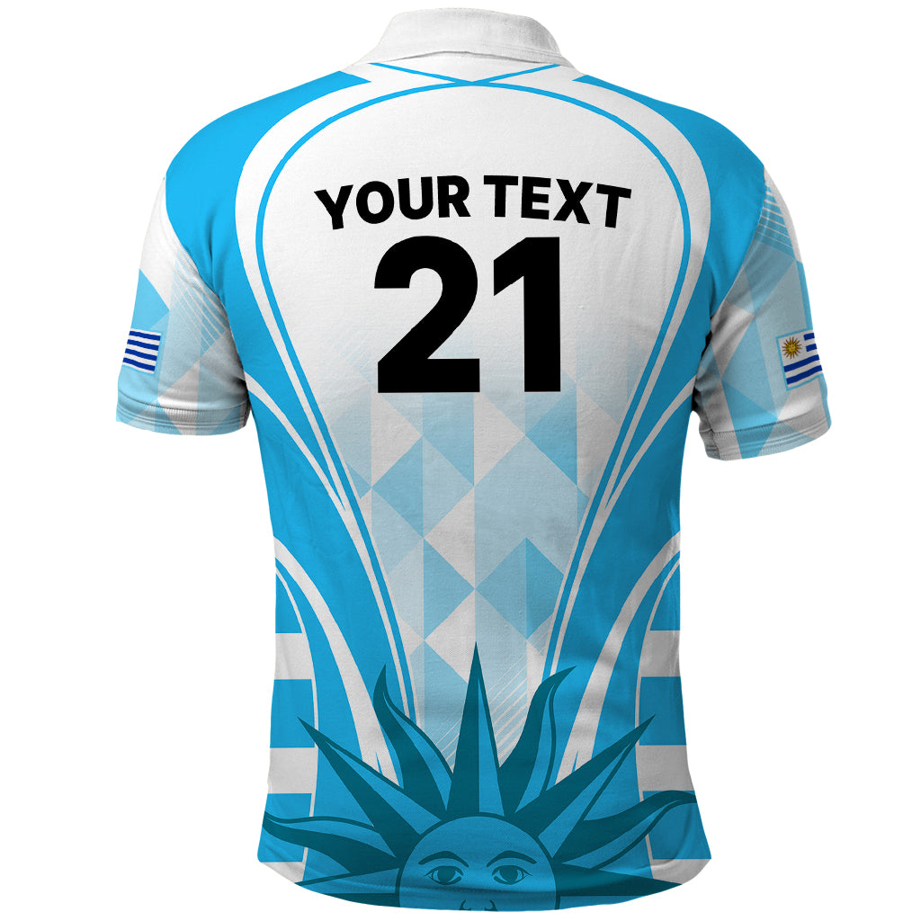 Custom Uruguay Rugby Polo Shirt World Cup 2023 Go Los Teros - Wonder Print Shop
