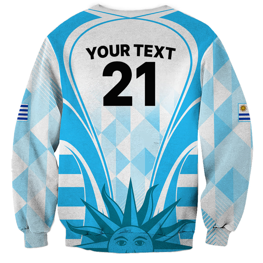 Custom Uruguay Rugby Sweatshirt World Cup 2023 Go Los Teros - Wonder Print Shop