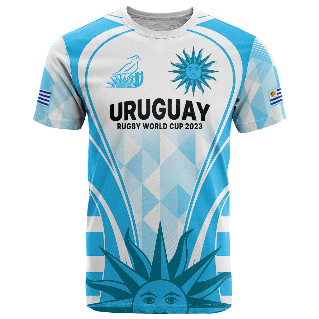 Custom Uruguay Rugby T Shirt World Cup 2023 Go Los Teros - Wonder Print Shop
