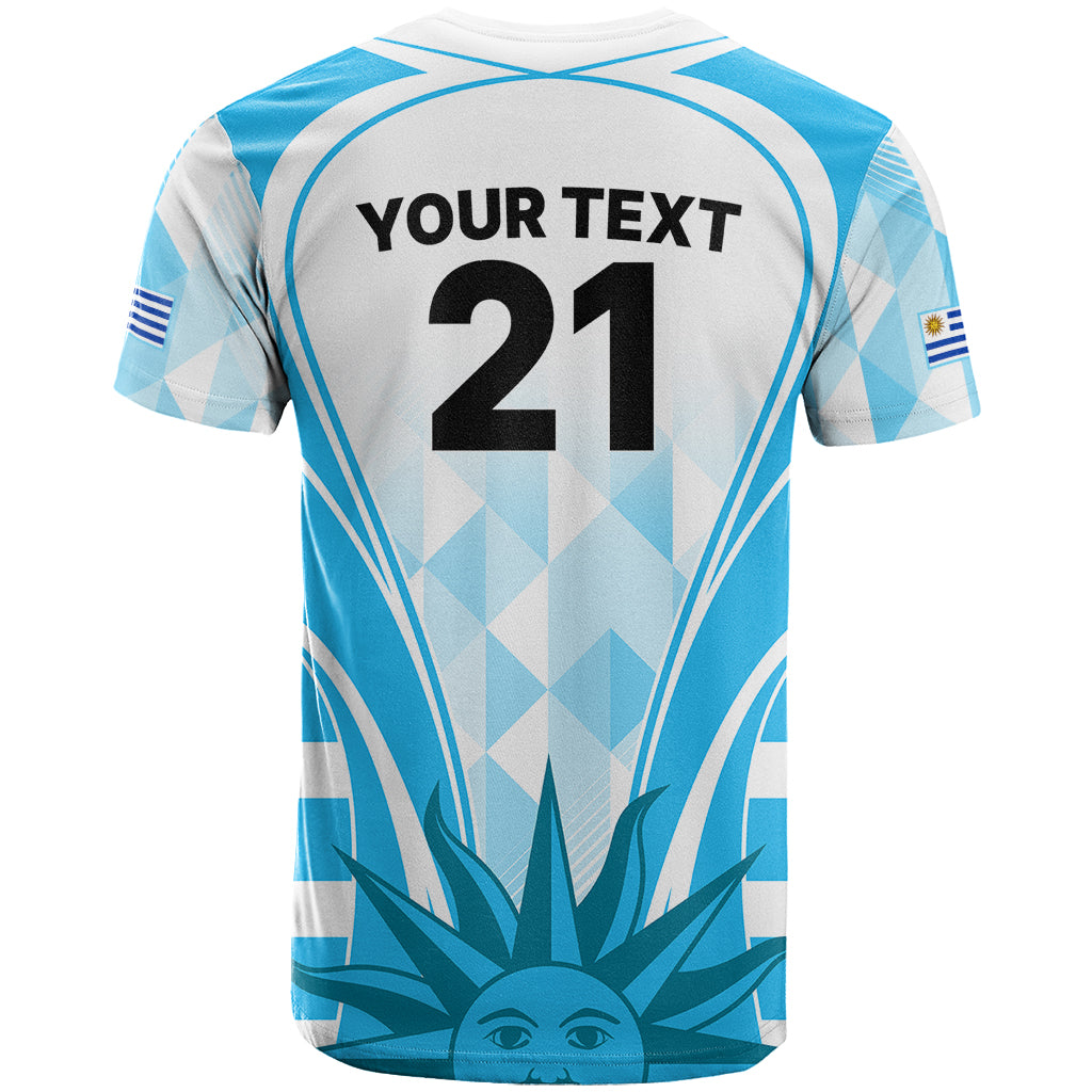 Custom Uruguay Rugby T Shirt World Cup 2023 Go Los Teros - Wonder Print Shop