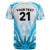 Custom Uruguay Rugby T Shirt World Cup 2023 Go Los Teros - Wonder Print Shop