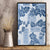 Vintage Hawaii Canvas Wall Art Hibiscus Tapa Tribal With Hawaiian Quilt Pattern Blue LT9 - Wonder Print Shop