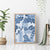 Vintage Hawaii Canvas Wall Art Hibiscus Tapa Tribal With Hawaiian Quilt Pattern Blue LT9 - Wonder Print Shop