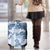 Vintage Hawaii Luggage Cover Hibiscus Tapa Tribal With Hawaiian Quilt Pattern Blue - Wonder Print Shop