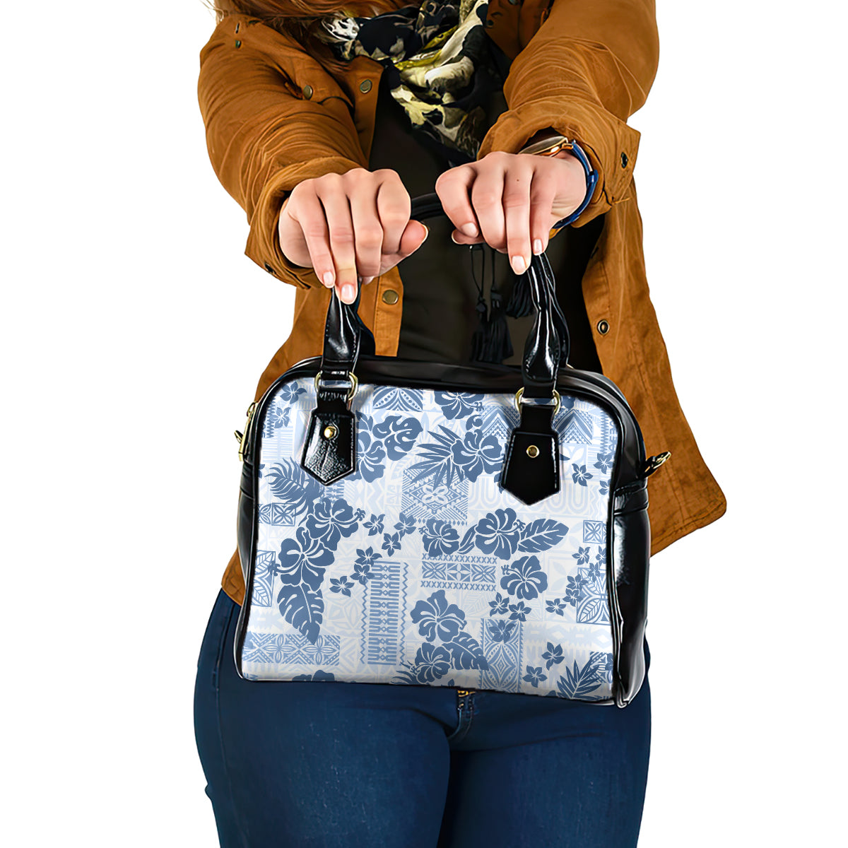 vintage-hawaii-shoulder-handbag-hibiscus-tapa-tribal-with-hawaiian-quilt-pattern-blue