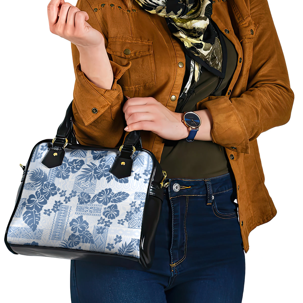 vintage-hawaii-shoulder-handbag-hibiscus-tapa-tribal-with-hawaiian-quilt-pattern-blue