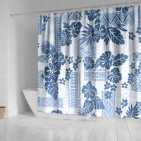 vintage-hawaii-shower-curtain-hibiscus-tapa-tribal-with-hawaiian-quilt-pattern-blue