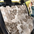 Vintage Hawaii Back Car Seat Cover Hibiscus Tapa Tribal With Hawaiian Quilt Pattern Gold LT9 - Wonder Print Shop