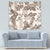 Vintage Hawaii Tapestry Hibiscus Tapa Tribal With Hawaiian Quilt Pattern Gold - Wonder Print Shop