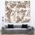 Vintage Hawaii Tapestry Hibiscus Tapa Tribal With Hawaiian Quilt Pattern Gold - Wonder Print Shop